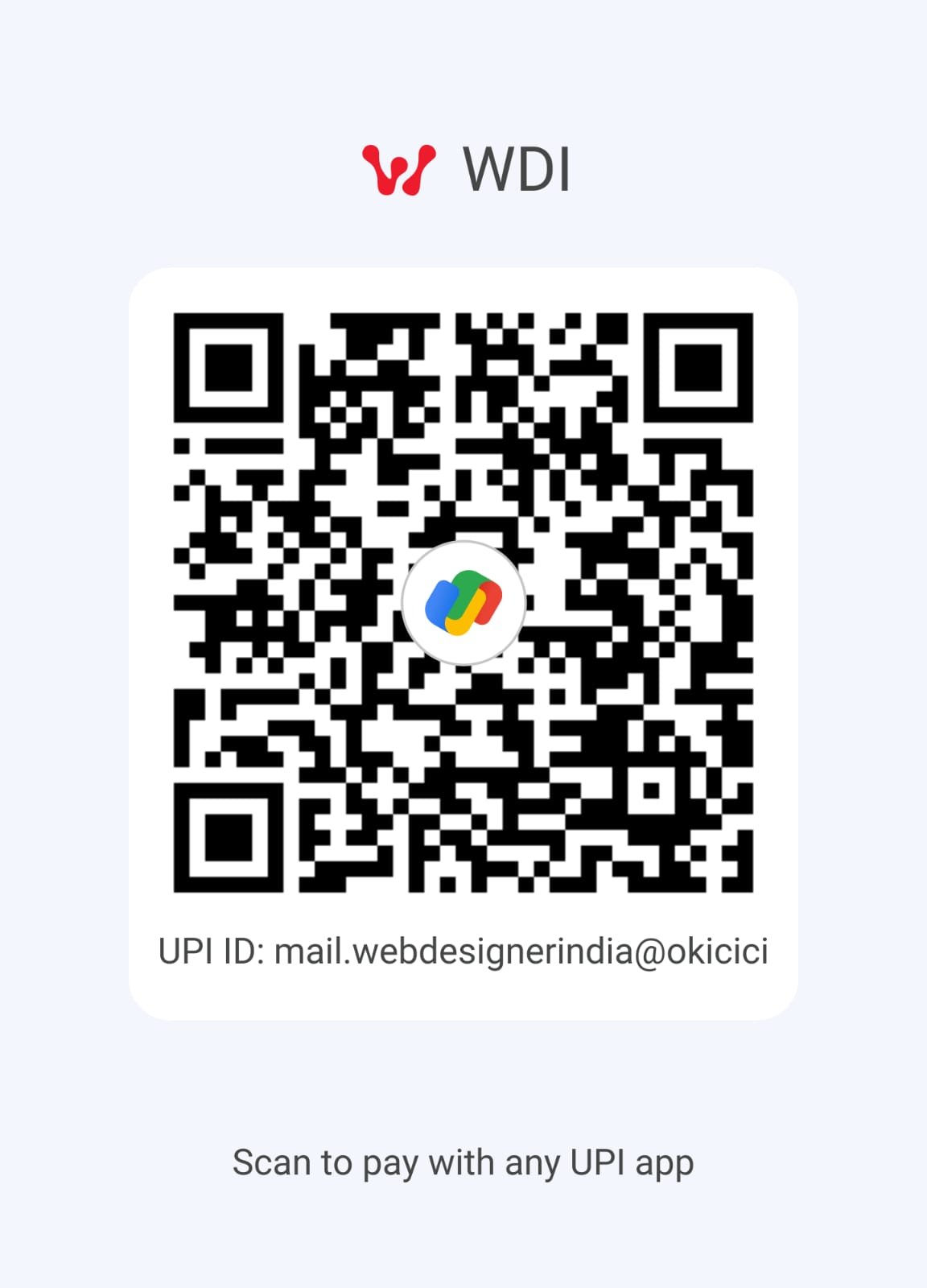 Web Designer India - Payment Online QR Code