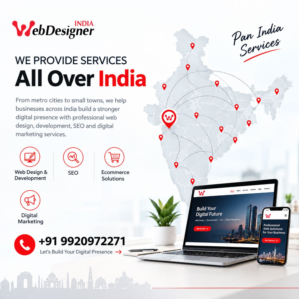 Pan India Web Design and Digital Marketing Services