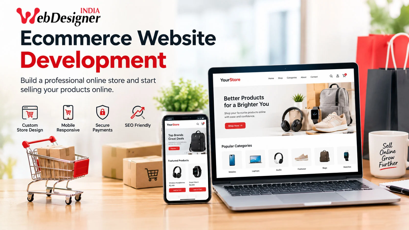 Ecommerce Website Development Services for Online Stores