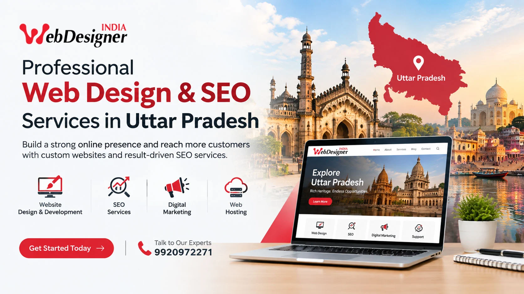 Professional Web Design and SEO Services in Uttar Pradesh