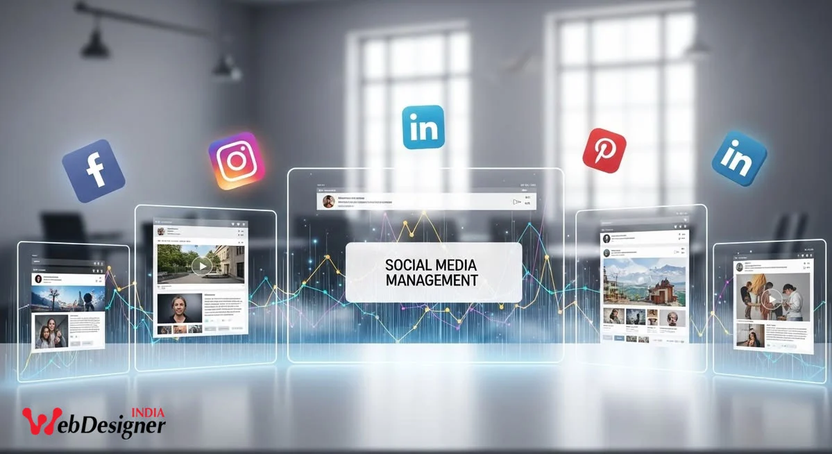 Social media marketing services in India by Web Designer India