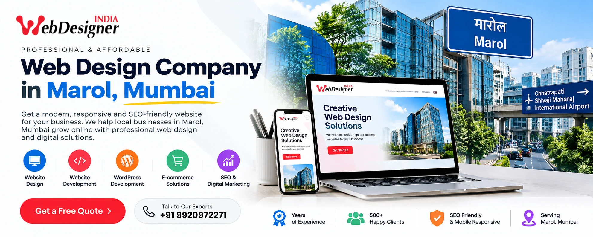 Web Design, Development and SEO Services Near Marol Naka