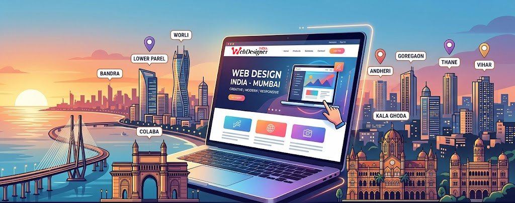 Professional web design services in Bandra Mumbai by Web Designer India