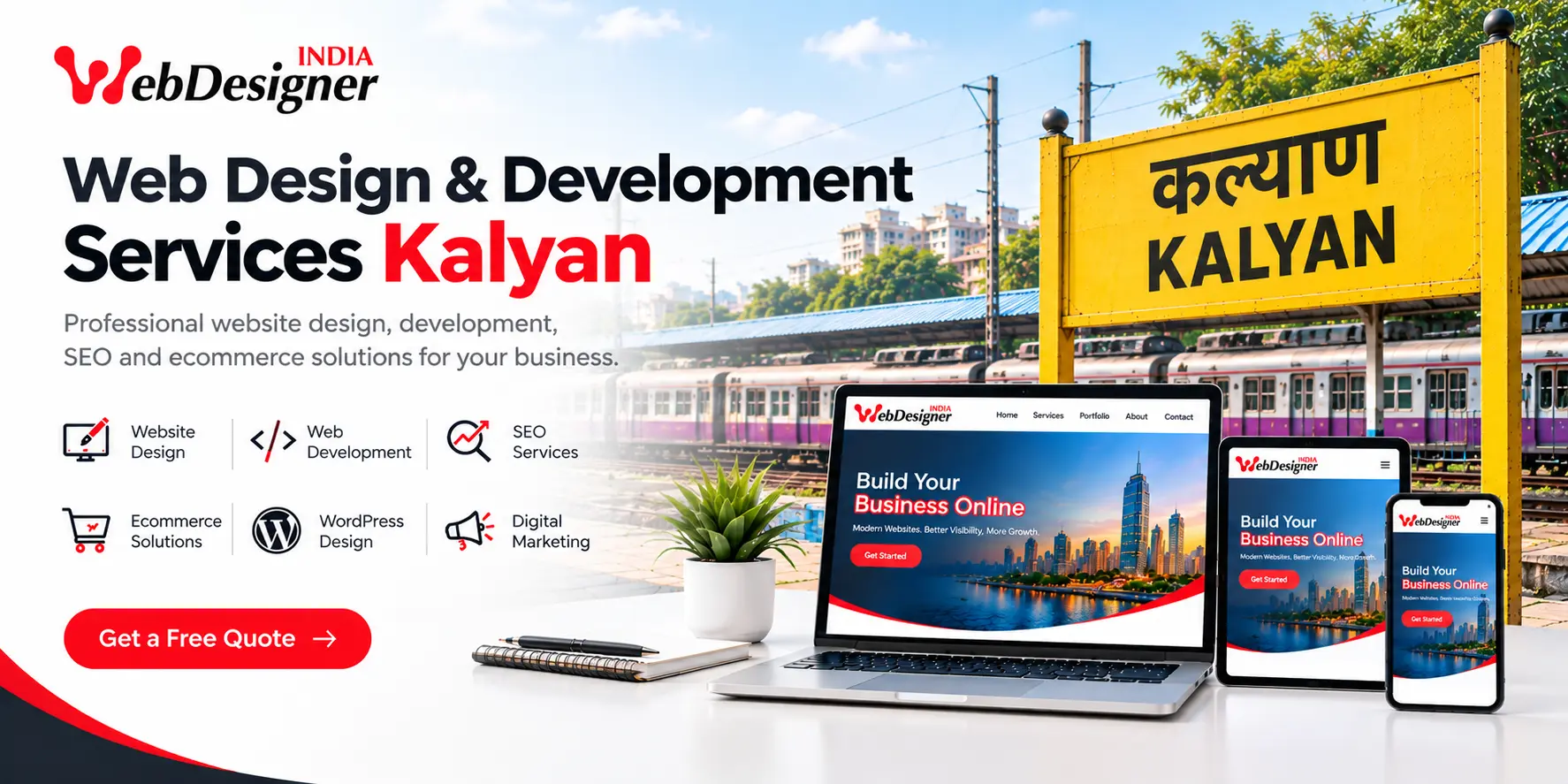 Professional web design services in Kalyan Mumbai by Web Designer India