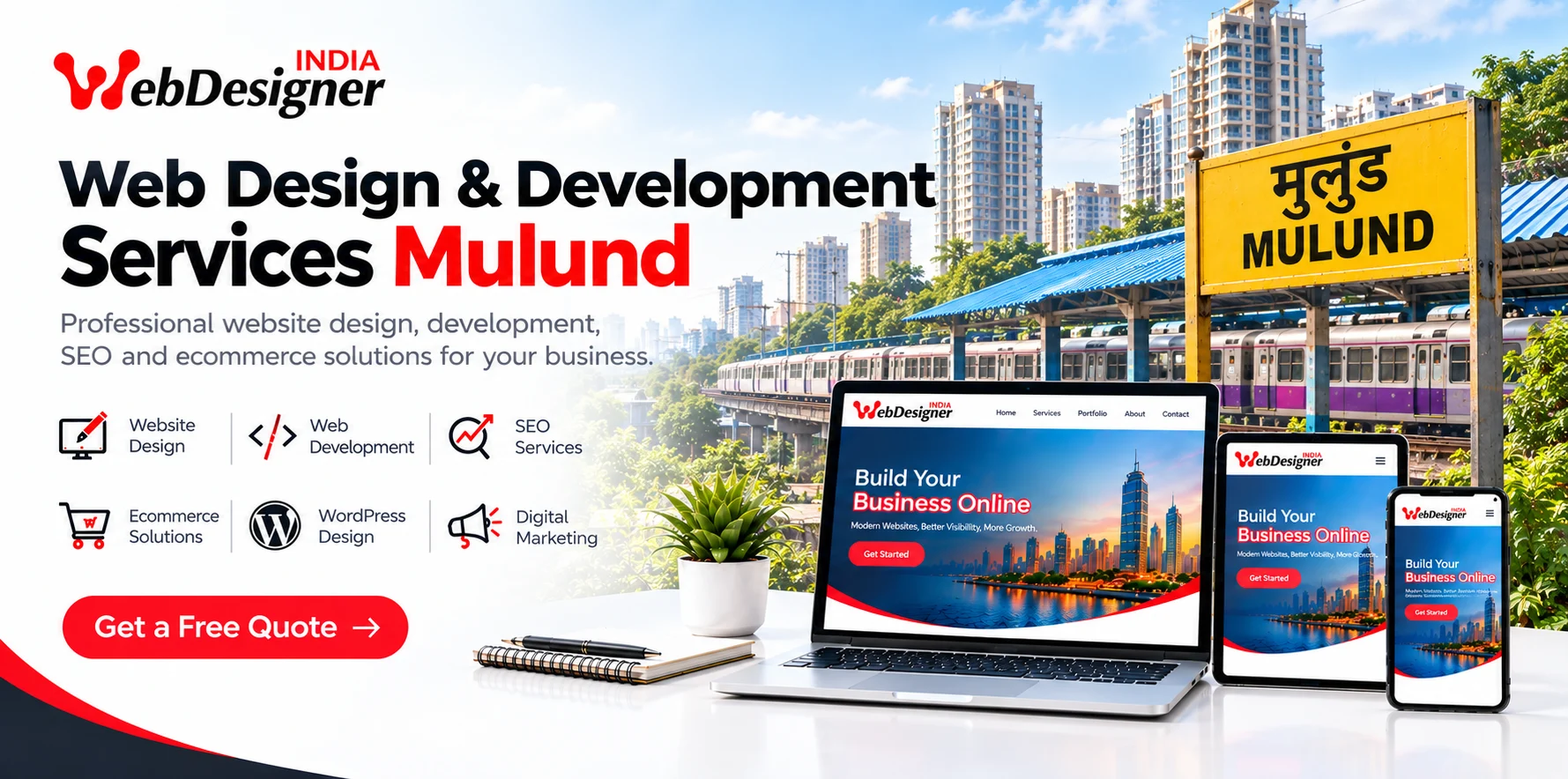 Web design, website development and SEO services in Mulund, Mumbai
